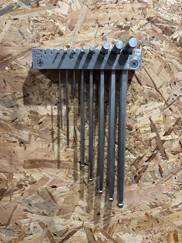 Wall-Mounted Allen Key Holder