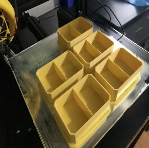 Modular Desk Organizer Bins