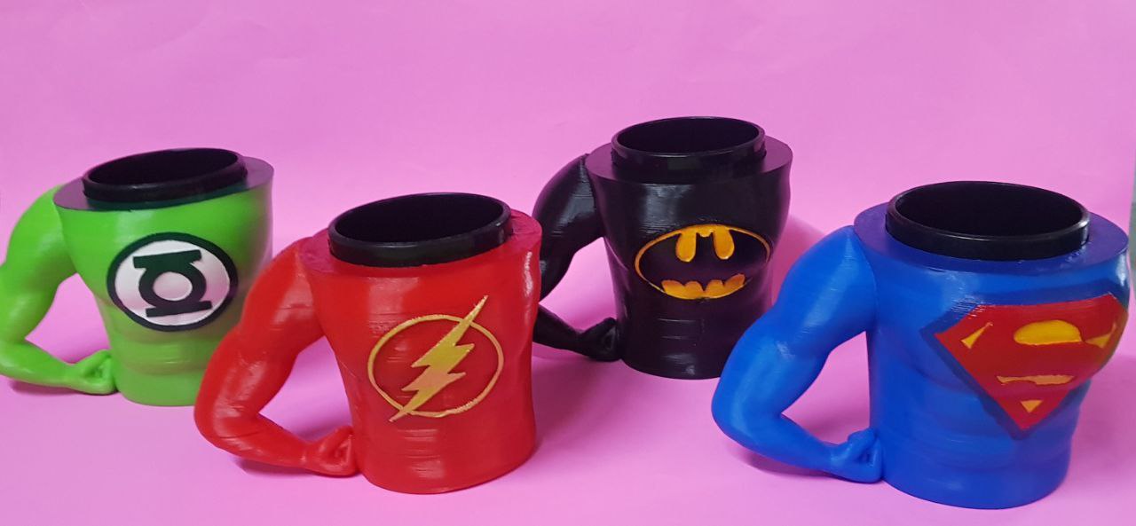 Superhero Muscle Arm Mug Collectio
