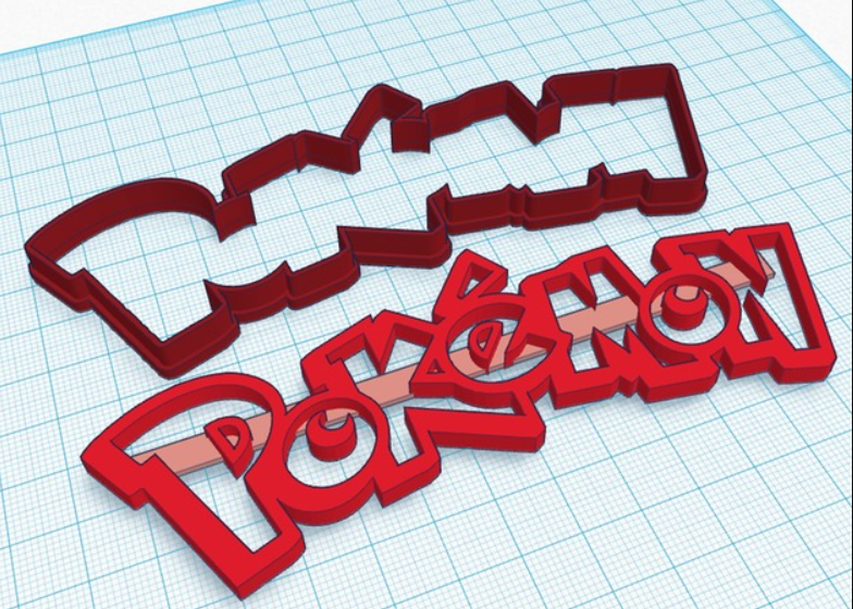 Pokémon Logo Cookie Cutter