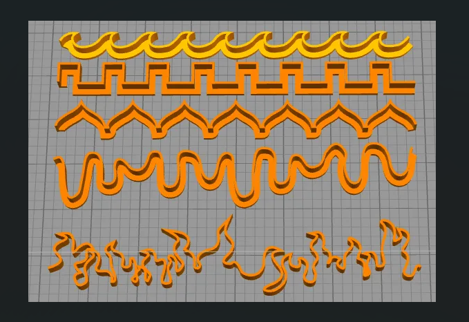 Decorative Border Cookie Cutter Collection