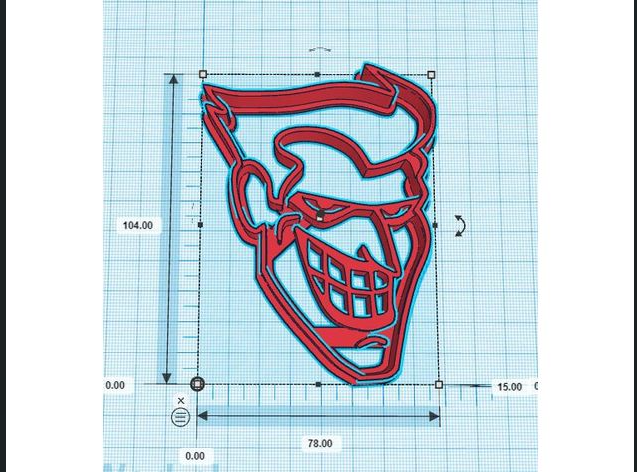 Evil Clown Cookie Cutter