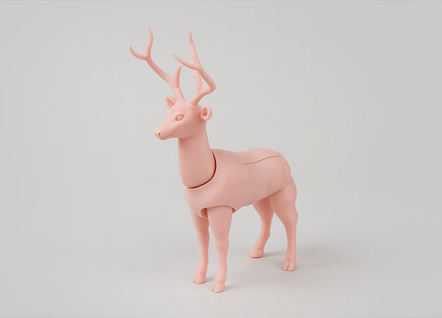 Articulated Spotted Fawn Deer Flexi Toy