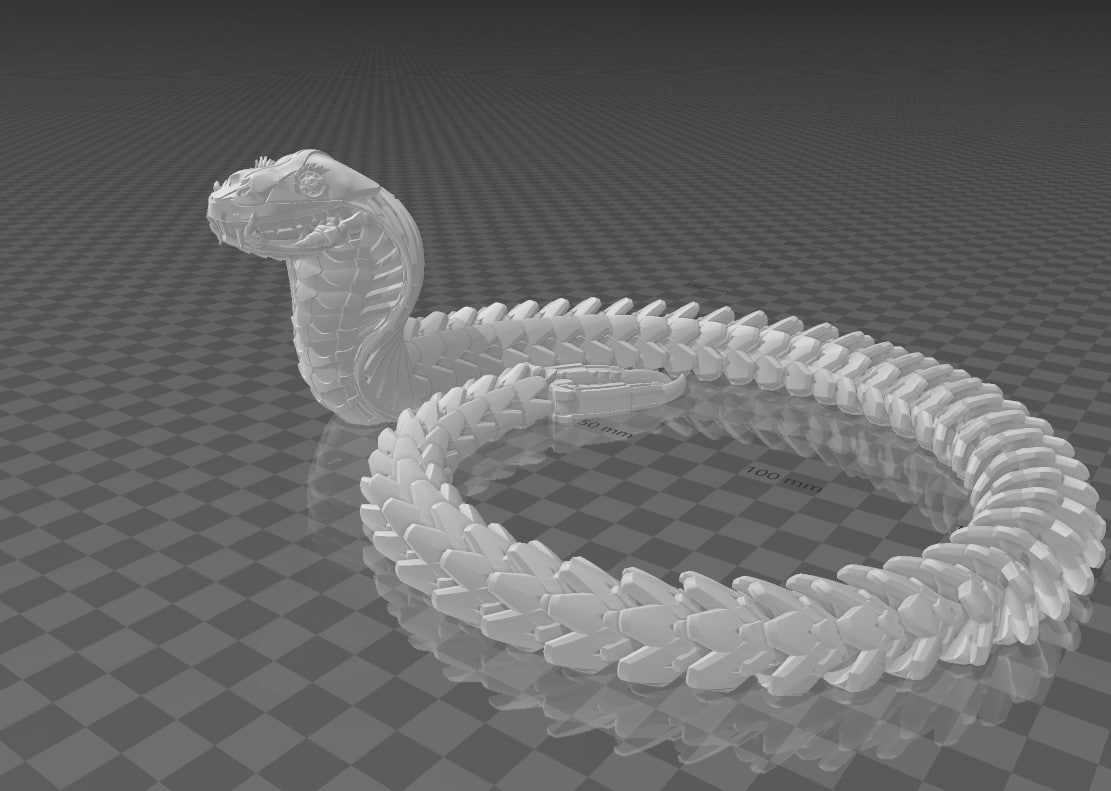 Articulated Cobra Snake Flexi Toy