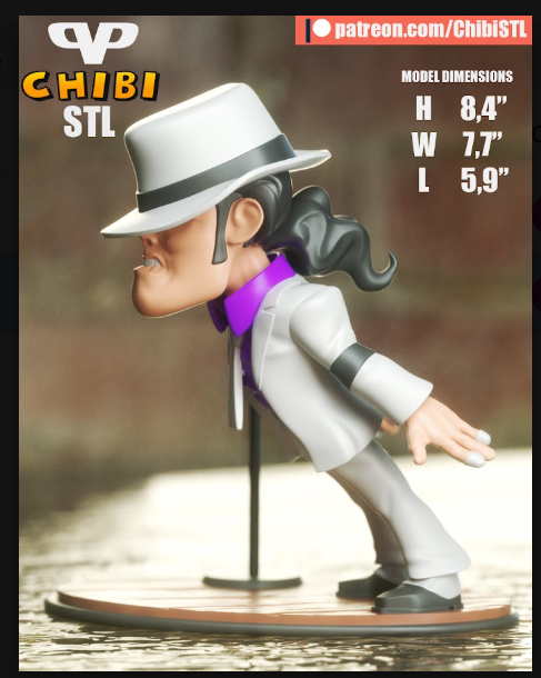 Smooth Criminal Chibi Figure