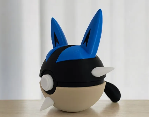 Lucario Pokéball Inspired Container