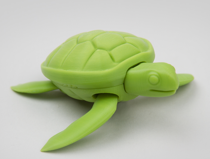 Articulated Sea Turtle STL Model