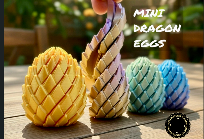 Mini Dragon Egg STL Collection
