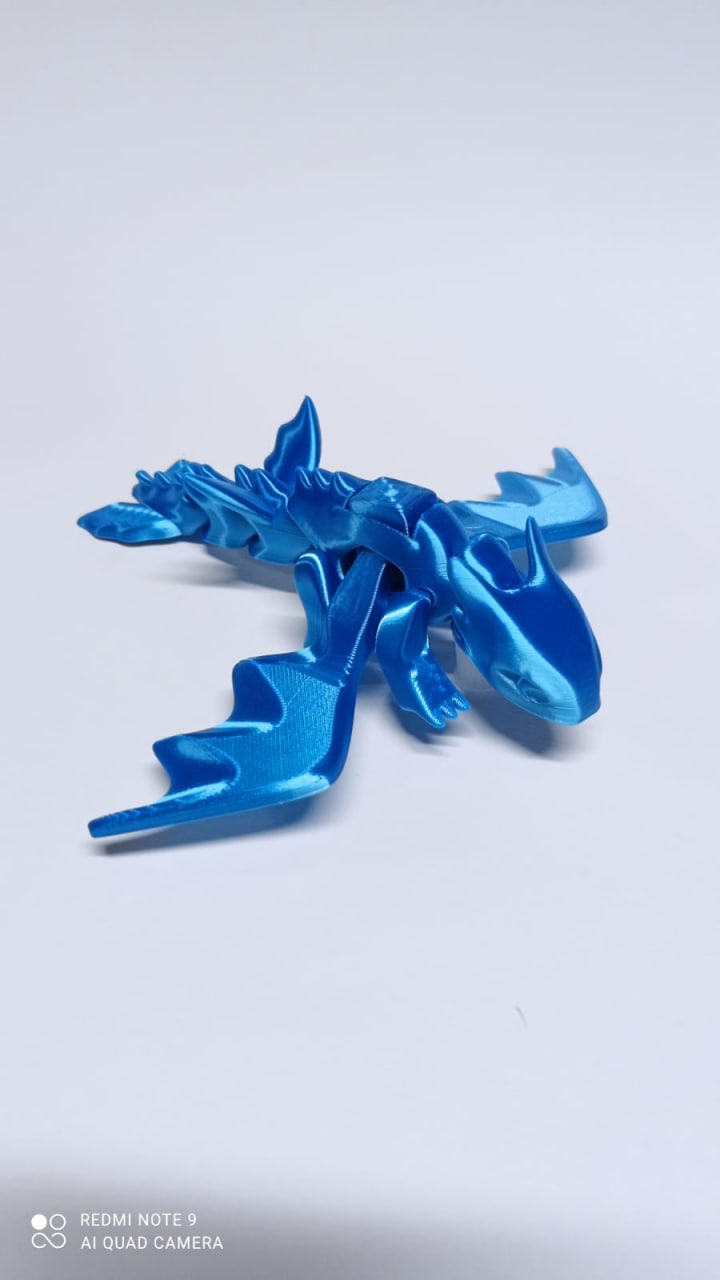 Articulated Imperial Flexi Dragon Toy