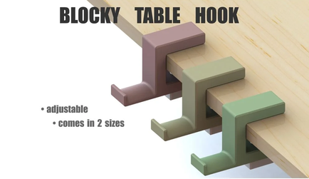 Blocky Table Hook