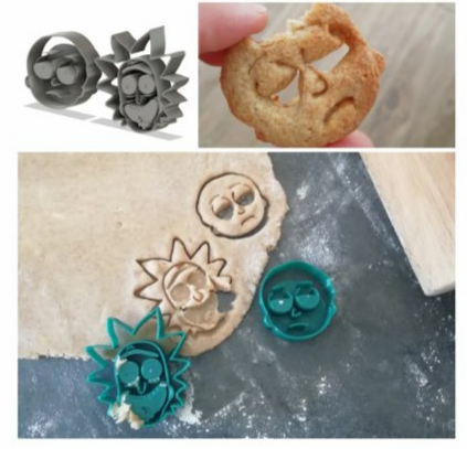 Rick e Morty, formine per biscotti