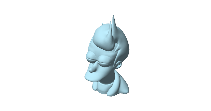 Futurama, busto di Fry da collezione