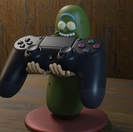 Rick e Morty, supporto per controller PlayStation 4 a forma di cetriolo