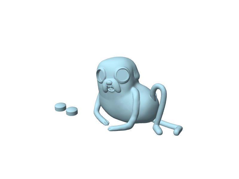 Jake il Cane di Adventure Time, figura da assemblare