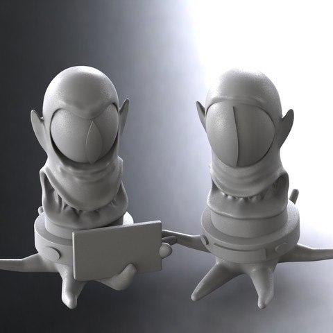 Kang e Kodos, statuine da collezione