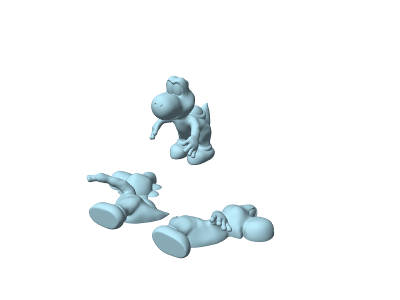 Yoshi, figure to assemble