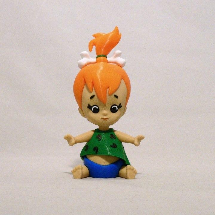 Pebbles Flintstone, statuina da assemblare