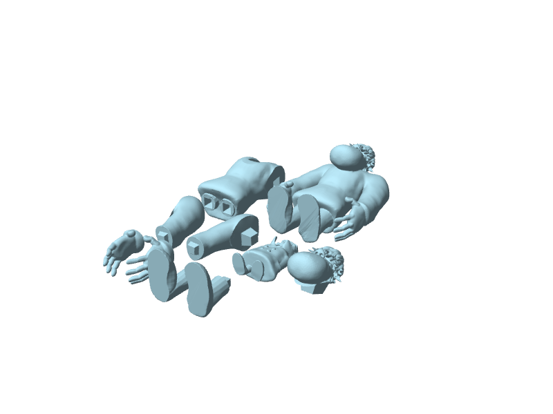 Medonho Medinho, figura da assemblare