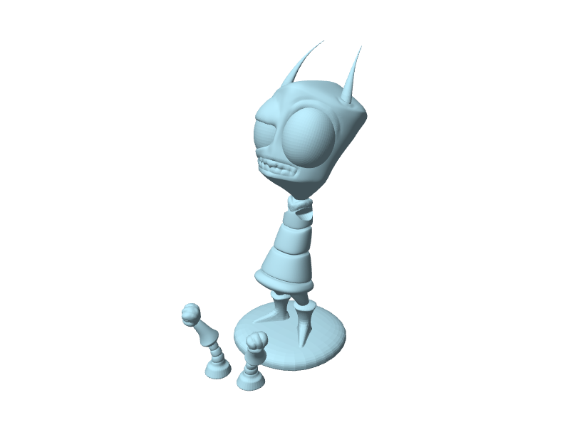 Invader Zim, figura da assemblare