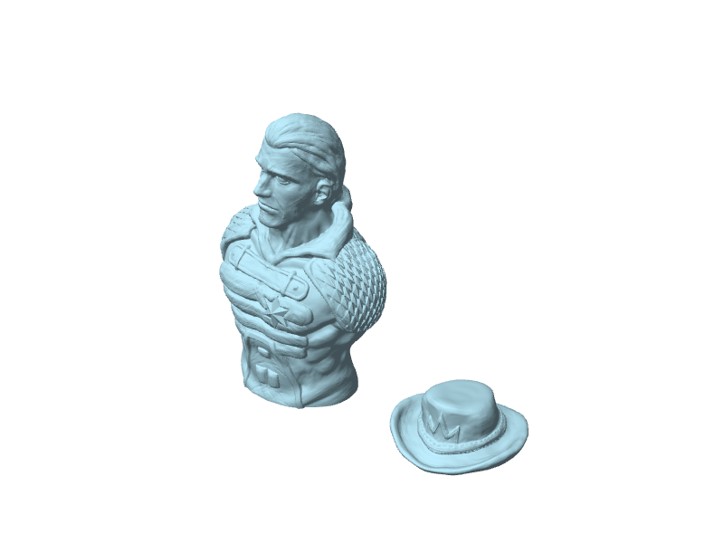 Bravestarr, busto con cappello