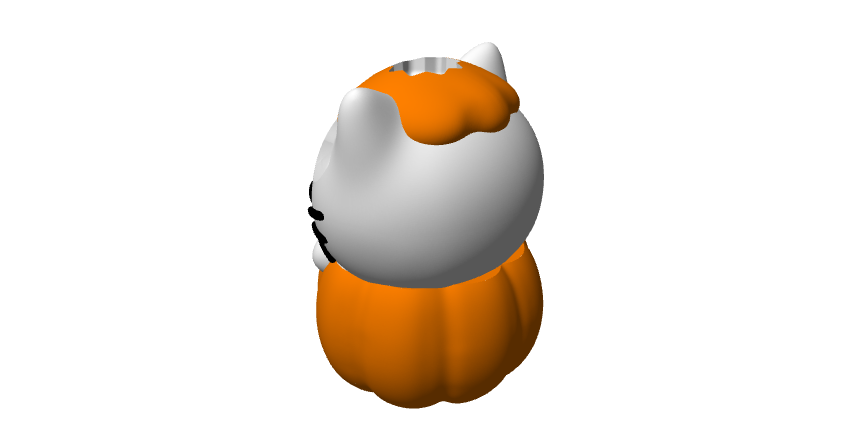 Hello Kitty di Halloween, figura multicolore da assemblare