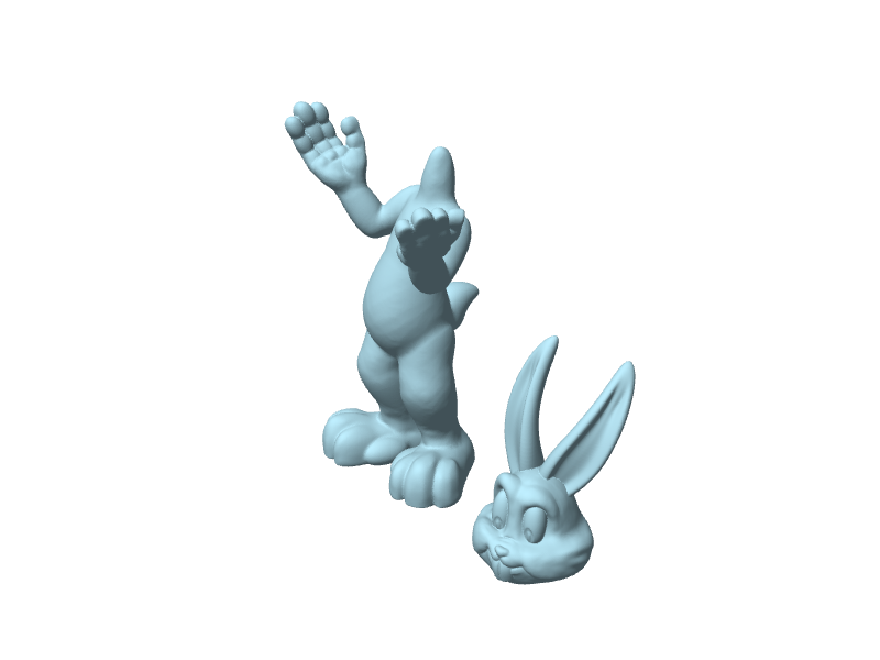 Bugs Bunny, figura da assemblare