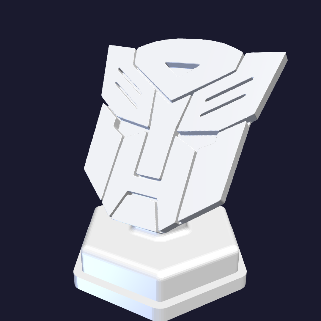 Emblema Autobot con base