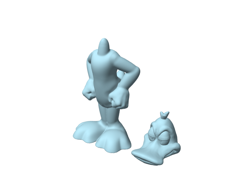 Duffy Duck, figura da assemblare