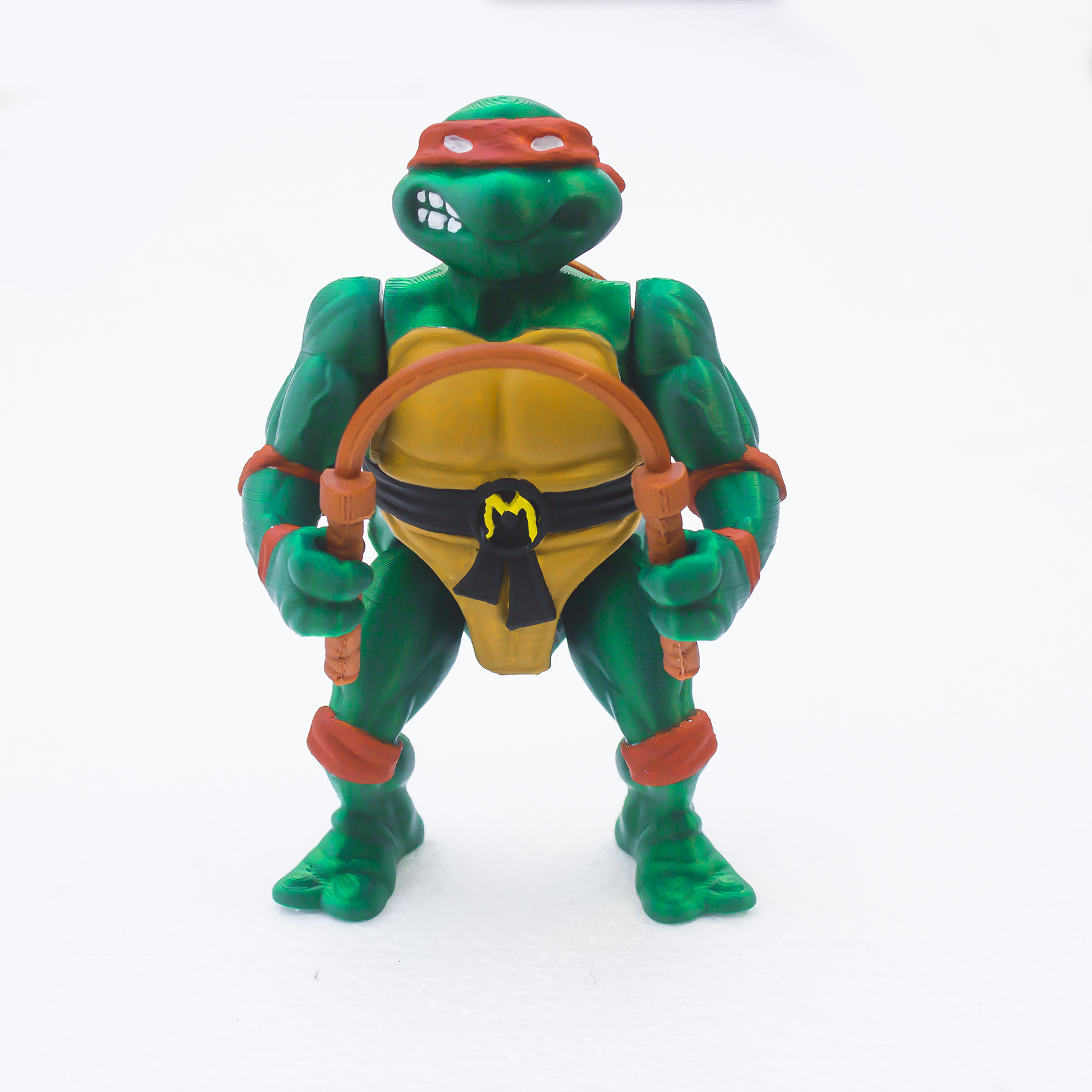 Michelangelo delle Tartarughe Ninja, figura da assemblare