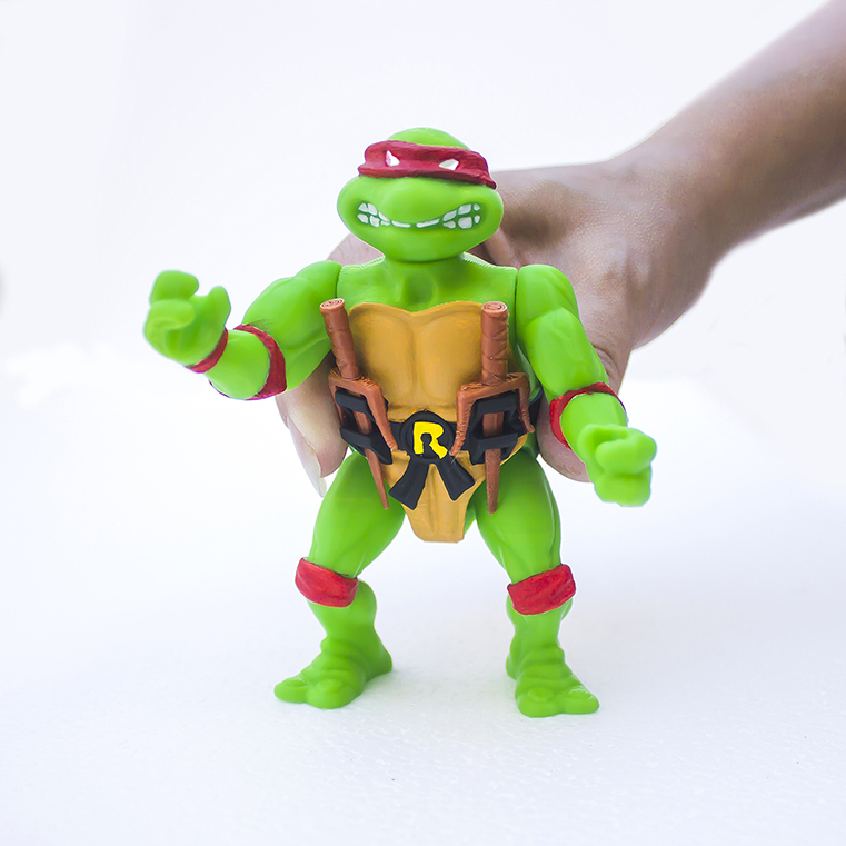 Raphael delle Tartarughe Ninja, figura da assemblare