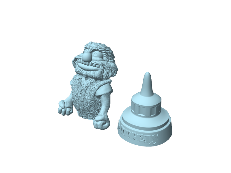 Animal dei Muppets, statuina con base