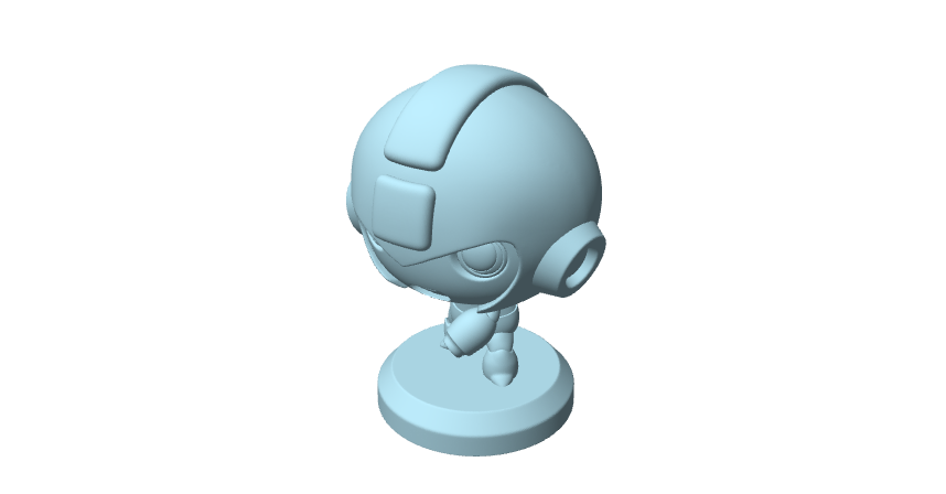 Mega Man, statuina in stile chibi da collezione