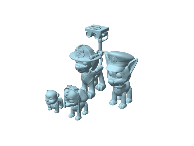 Paw Patrol, figure da collezione