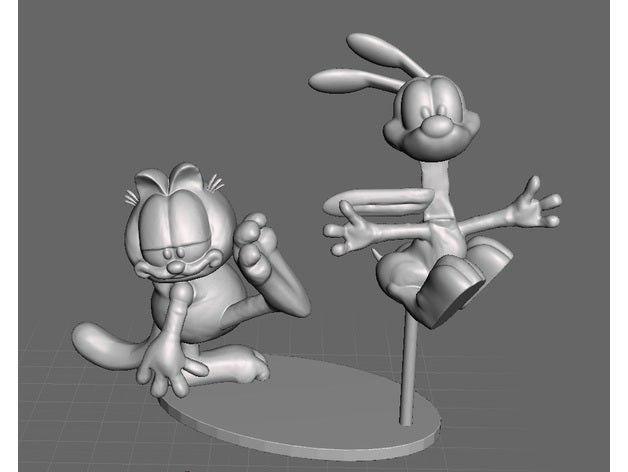 Garfield e Odie, figure da collezione