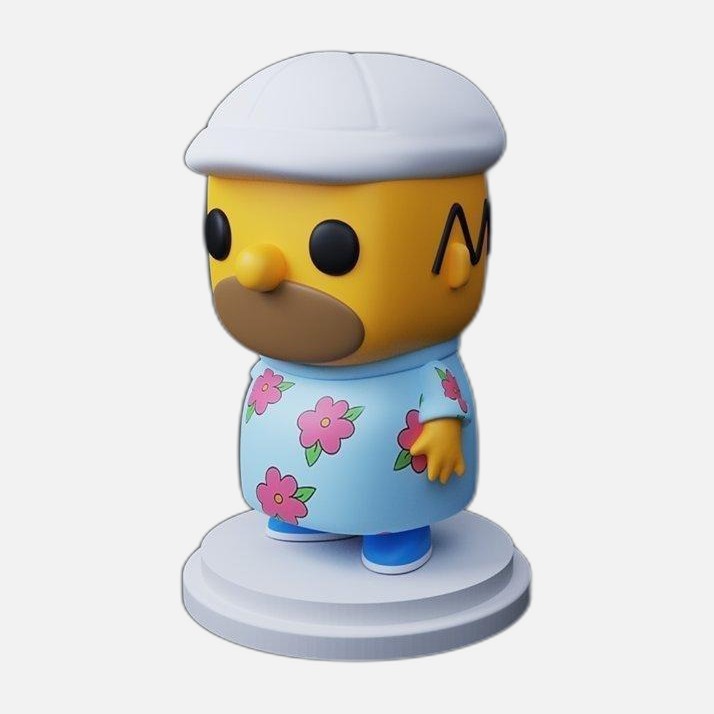 Homer Simpson, statuina da assemblare