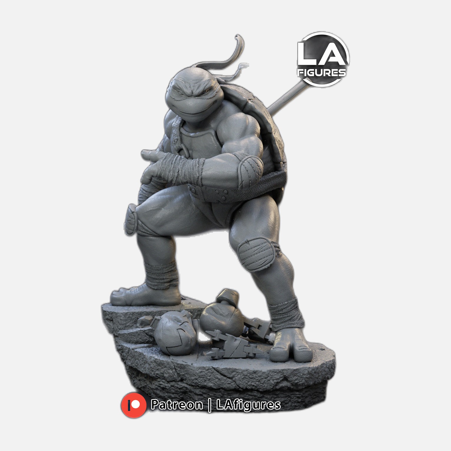 Donatello delle Tartarughe Ninja, figura da assemblare