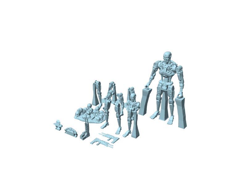 Terminator T-800, figura articolata da assemblare