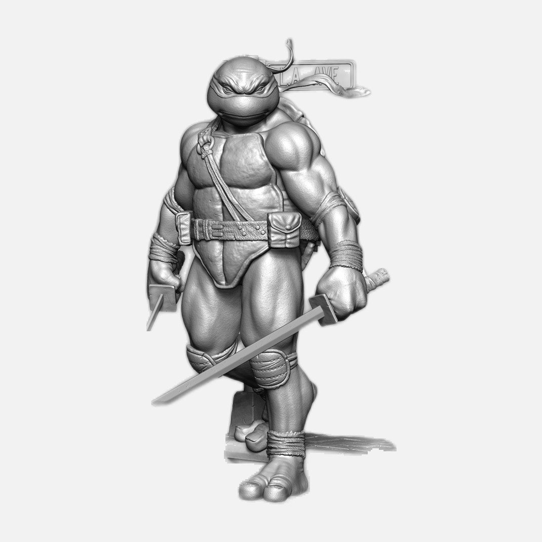 Leonardo delle Tartarughe Ninja, statuina da assemblare