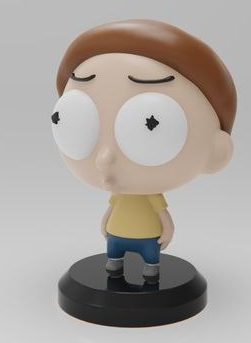 Rick & Morty, statuetta di Morty da assemblare