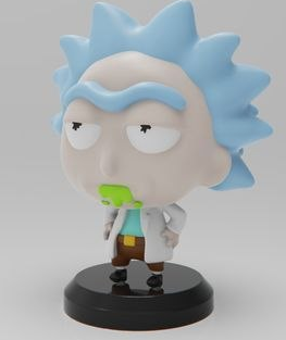 Rick e Morty, statuina di Rick da assemblare
