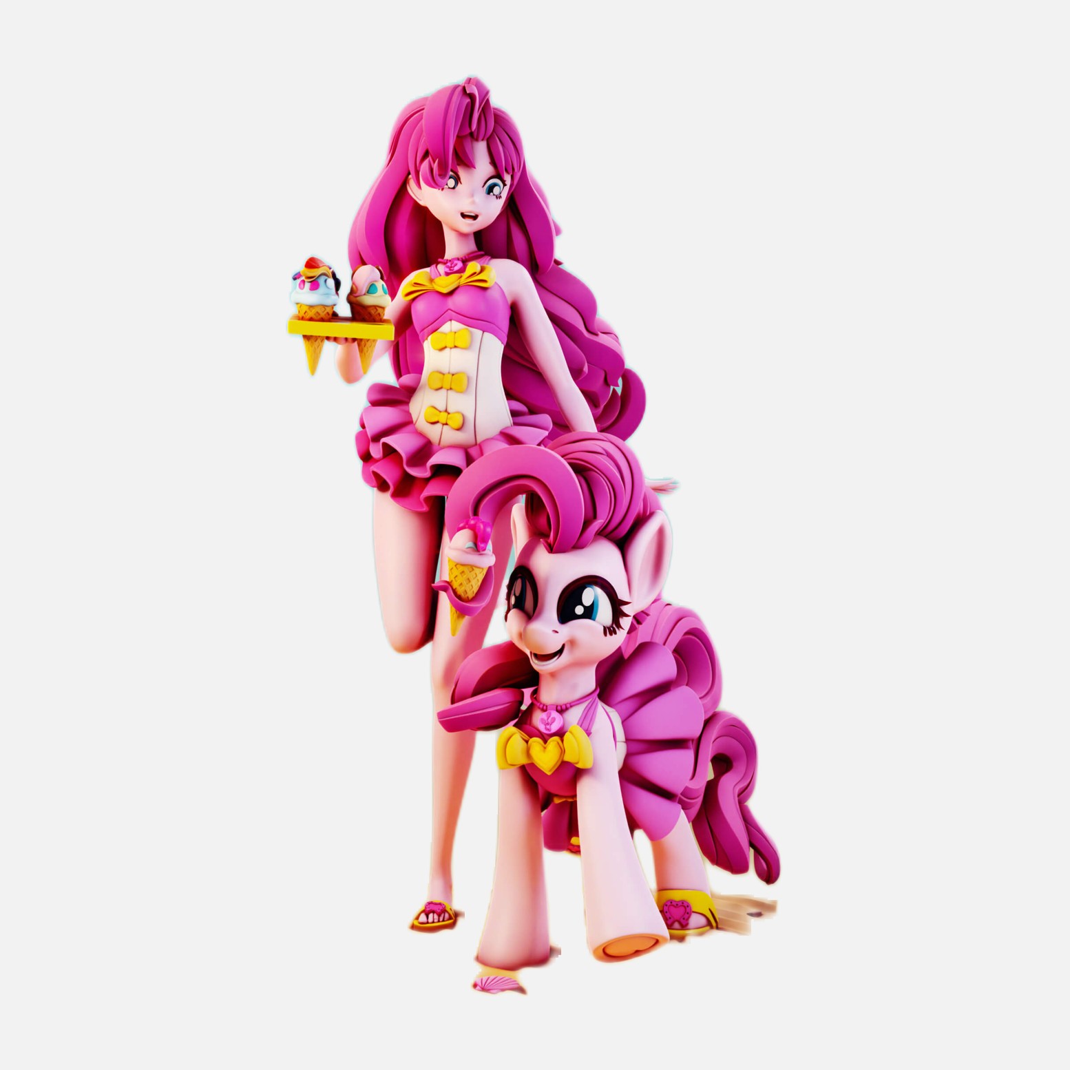 My Little Pony Pinkie Pie, figura da spiaggia da assemblare
