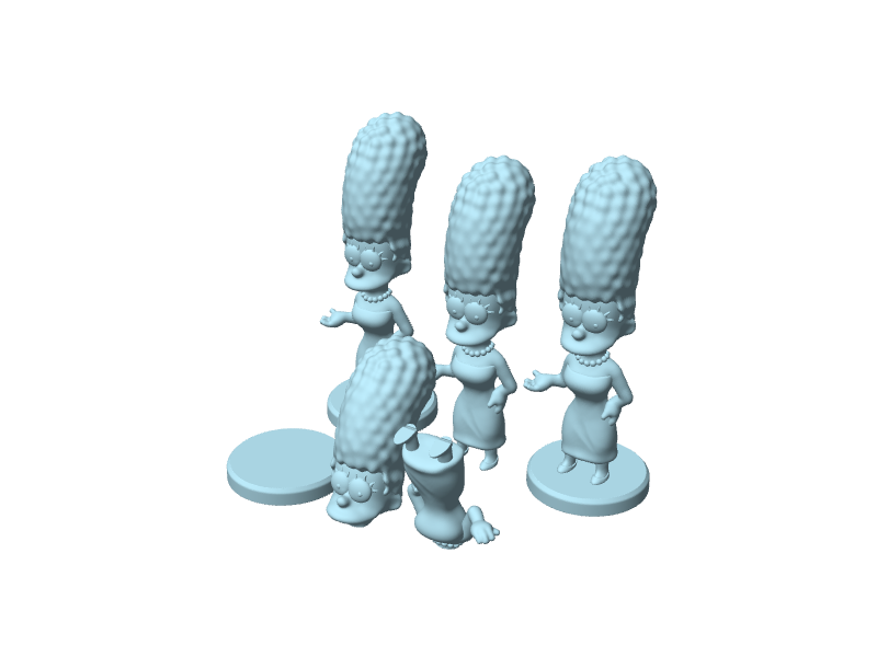 Marge Simpson, statuina da assemblare
