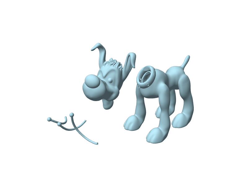 Gatto e cane, figure da assemblare