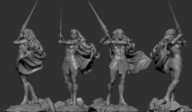 She-Ra, statuina da assemblare