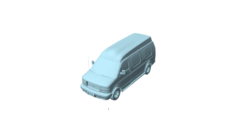 Furgone Chevrolet Express, modellino da collezione