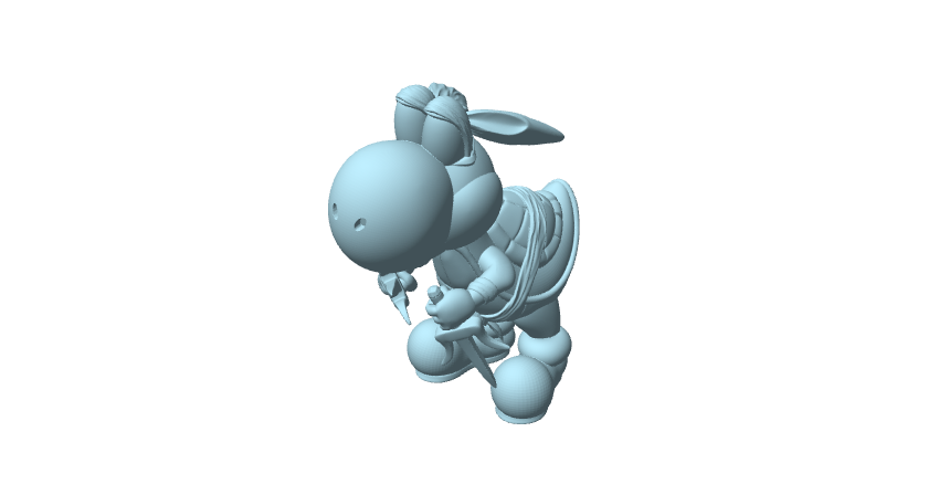 Yoshi, figure to assemble