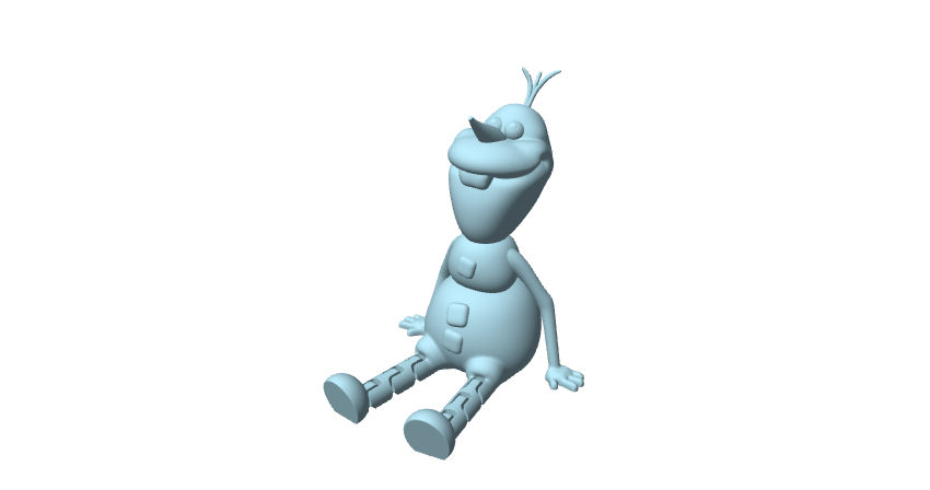Olaf, figura articolata da assemblare