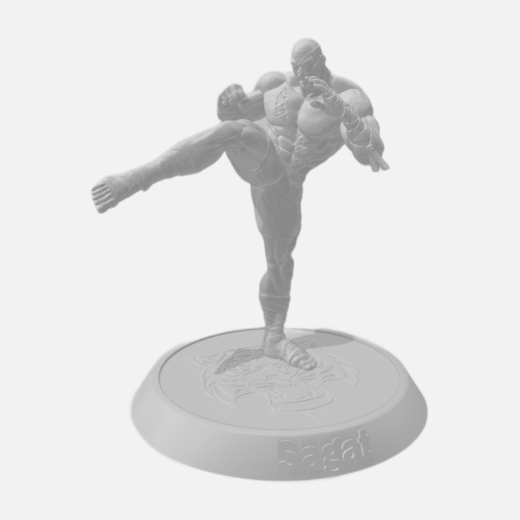 Sagat, statuetta da assemblare