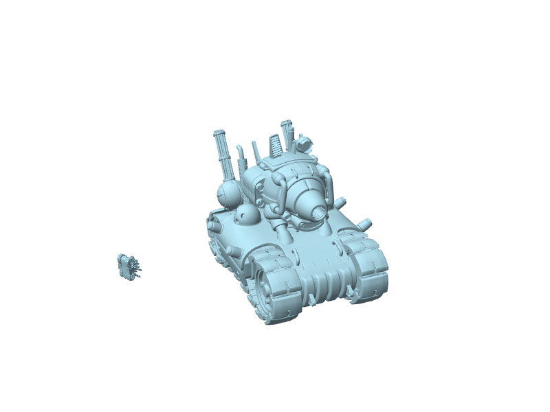 Metal Slug, carro armato SV-001 da collezione