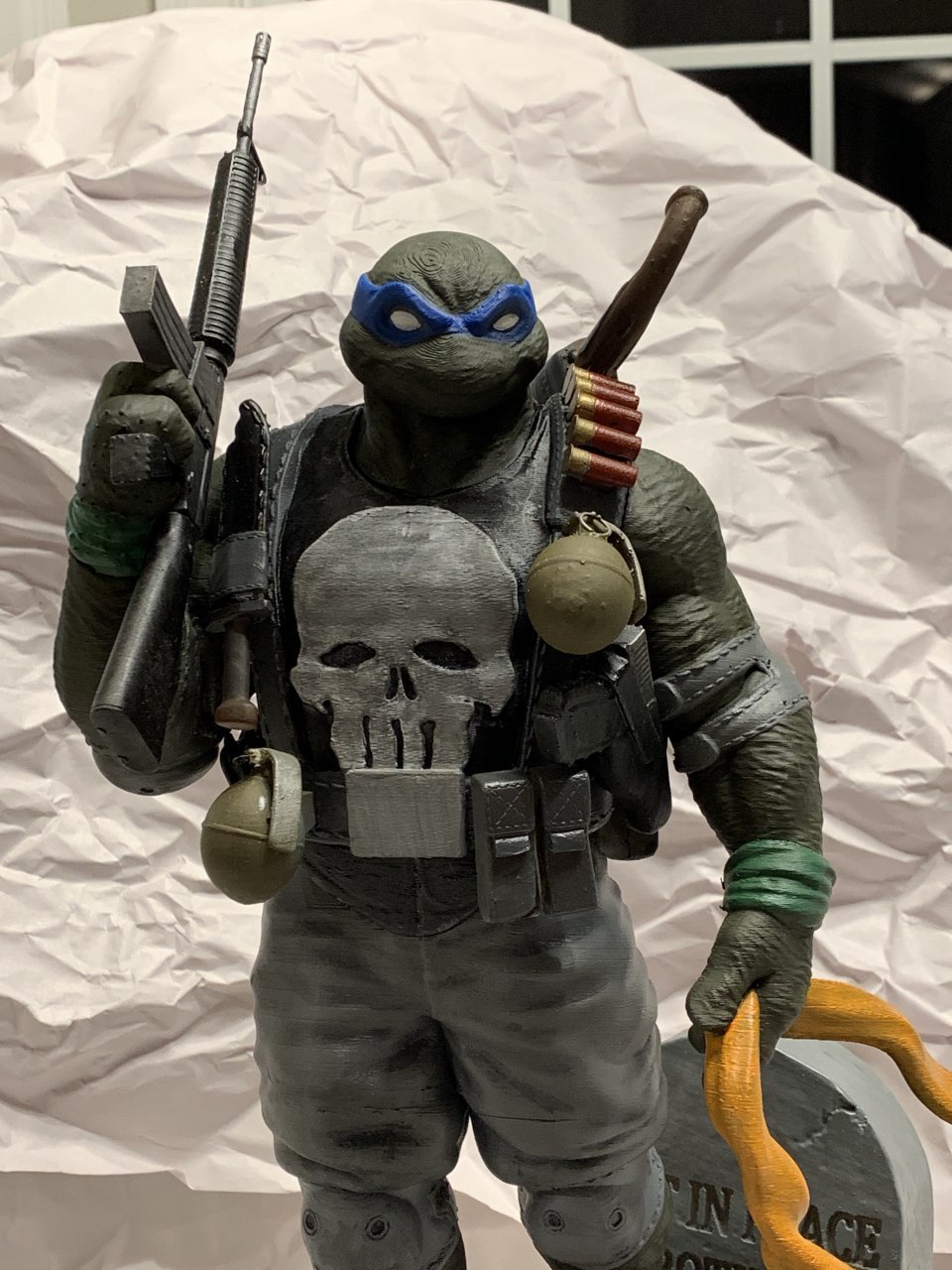 Tartaruga Ninja Punisher, figura da assemblare